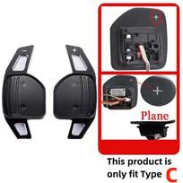 Pavarų perjungimo svirtelės Seat Leon Cupra 5F Ibiza 6F Arona Ateca Leon ST Alhambra Aliumininis Vairo svirtelės prailgintuvas 2 vnt. For Type C Black