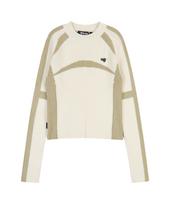Golla W Sporty Color Block Knit Pullover [Ivory] Ivory/Free