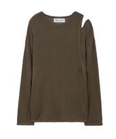 Deviper Logo Over Fit Cutout Kint_Brown Os/Free