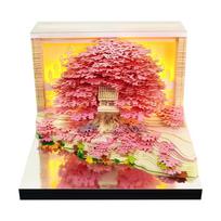 3D Memo Pad Custom Magic Calendar Christmas Tree Note Pad Cute Animal Stationery Home Desk Decoration Christmas Gift for Kids (as the picture,S)