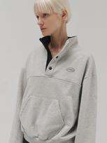 Annies Button Logo Sweatshirt (Gray) Gray