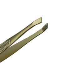 Profesionalus pincetas SPL 9157 metalo aukso spalvos