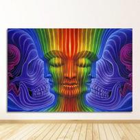 Gyvenimas Moduliniai Paveikslai Moderni Namų Dekoracija Sienų Menas Drobės Spaudiniai Tapyba Miegamojo Plakatas Alex Grey Psichodelinis Trippy Medis Be Rėmo 21*30cm