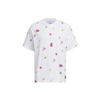 Adidas Neo Lotso Tee Cartoon Print Short Sleeve Sport T-Shirt SS23 Collaboration Men Tops White IP4024 XXL