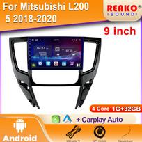 Automobilio radijas Multimedija Vaizdo įrašas GPS  Skirta Mitsubishi L200 5 dešinė pusė 2018 - 2020 Android Navigacija Autoradio Ekranas Stereo 4 core 1GB+32GB carplay