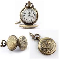 Trendy Unisex Quartz Accessories Watch Pocket Watch Dial Carp Steampunk Retro Classic Roman Style For Men