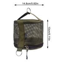 Outdoor Camping Tissue Case Roll Paper Storage Bag With Hook Portable Tissue Holder Tent Hanging Napkin Holder Camping Supplies žalia