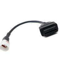 New 4 Pin to OBD2 OBDII Cable Harness Diagnostic Adapter Connector For Yamaha R1 R6