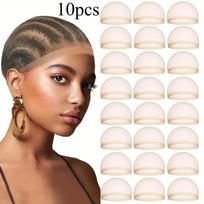 5Packs HD Wig Cap for Women Invisible Ultra-thin Stretchy Stocking Caps for Lace Front Wigs Sheer Wig Cap