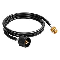6 Feet Propane Hose Adapter Converts 1lb to 20lb for Outdoor Barbecue Grill Stove Griddle Heater Various Picnics Use