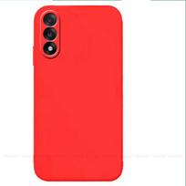 For Oneplus Nord 5 Case Cover Oneplus Nord 5 Capas Shockproof Original Bumper Liquid Silicone Fundas Oneplus Nord 5 Soft Cover raudona