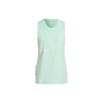 Adidas X Stella McCartney bendro prekės ženklo vienspalvis sportinis topas su logotipu moterims Frozen-Green HD9130 XS