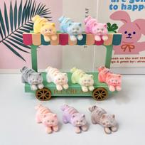 10pcs/Set Mini Cat Figure Toy Cartoon Characters Cat Figurine Action Figure Toy Desktop Decoration Fans Children Gift multi