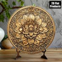 Metal Wall Art Mandala Decor For Home Bar Kitchen Office Party Halloween Gift įvairiaspalvis