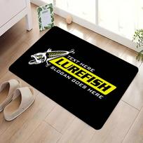 D-Dark Grim Reaper  Anime Entrance Door Mat Nordic Style Home Doormat Bathroom-Toilet Mats Bedroom Hotel Decor Mat 40x60 cm