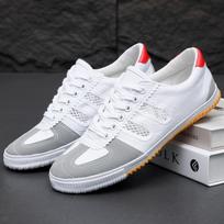 Mesh volleyball shoes running shoes lace-up sports shoes casual shoes martial arts canvas shoes track and field training shoes 35 [foot length 22.5cm]