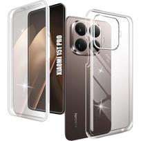 Case for Xiaomi 15T Pro - Full 360 Protection Shockproof Transparent Silicone+PC