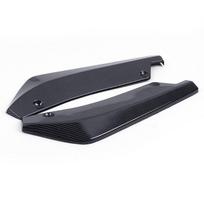 2Pcs Universal Car Rear Bumper Lip Diffuser Splitter Spoiler Scratch Protector. army green gray