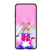 Phone Case for Samsung Galaxy S25 S23 S22 S24 Ultra FE A05 A06 A15 A16 A36 A37 A35 A33 A34 A52 A54 A55 A56 A57 A25 A26 A53 A17 Sailor Moon Girl Cover for Xiaomi Poco C71 4G lubų spalva