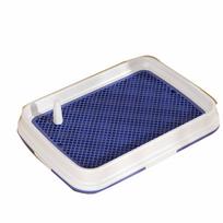 Small Dog Puppy Toilet, High-Barrier Pee Bowl for Dogs, Indoor Pet Urine Tray, Easy Clean Dog Waste Disposal Supplies S