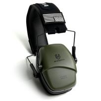 P10 Shooting Hearing Protector Professional Safety Earmuff Passive Noise Canceling Defenders Portable Headset NRR 25dB for Gun žalia