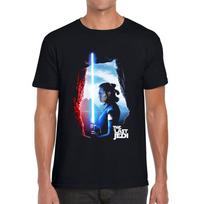 The Last Jedi Star Wars Rey Lightsaber Rey Skywalker Disney Star Wars Day 46thAnniversary Female Jedi Master Mens Tee Top M