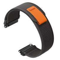 20mm/22mm Braided Loop Strap For Garmin D2 Air X15 Forerunner 570 265 165 645 Nylon Band For Garmin Venu Sq 4 3 2 Sport Bracelet 1Pcs 20mm juoda pilka spalva