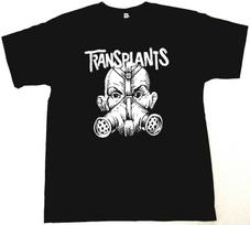 TRANSPLANTS Dujokaukės Marškinėliai Punk Rock Marškinėliai Suaugusiems Vyriški Juodi Nauji XXL gray
