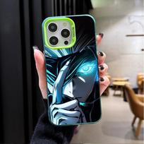 Anime Jujutsu Kaisen Satoru Gojo Plating Phone Case For iPhone 17 Air 16 e 15 14 13 12 11 Pro Max Plus Mini SE 2020 2022 Cover iPhone 16e