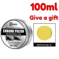 Car Chrome Parts Repair Polishing Paste - Scratch Remover for Door Handles, Window Frames, Emblems, Restores Shine & Protects Me