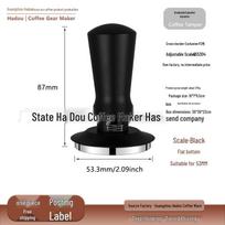 Adjustable Coffee Tamper Hammer Set with Spring (51/53/58mm)