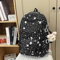 SchoolbaginsNiche2026Female Junior High School High School Student Large Capacity Star Print Backpack Female College Student Com