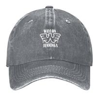 New Copy of Waylon Jennings Outlaw Baseball Cap birthday Wild Ball Hat derby hat Rugby Unisex Caps Womens