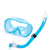 Snorkel Set for Adults Kids Dry Snorkel Mask Anti Fog Lens Soft Silicone Sl   Strap Underwater Swimming Gr