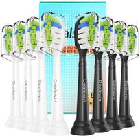 Dealswin Replacement Brush Heads for Philips Sonicare Electric Toothbrushes Compatible with Plaque Removal Stain Regular Size Suitable for Home and