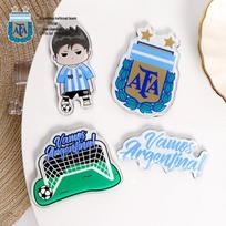 Argentinos nacionalinės rinktinės akrilinis šaldytuvo magnetukas 1 piece