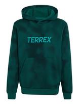 Adidas Terrex - K Mt Aop Log Hd - Džemperis - Žalia