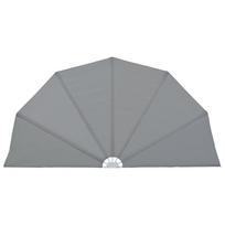 vidaXL Sulankstoma šoninė terasos markizė, pilka, 160cm