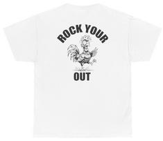 Funny Rock Your Cock Out Tee (Back Print) | Unethical Threads S