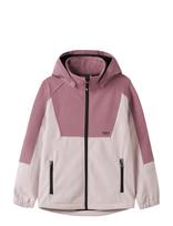 Name It - Nknalfa08 Softshell Jacket Block Fo1 - Vėjo striukė - Rožinė