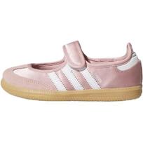 Adidas Originals Samba Jane Satin Soft Low-Top Casual Shoes Kids sneakers Pink KJ9990 28.5