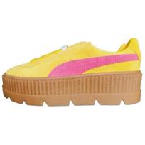 PUMA Smaiguoti Creeper Rihanna Fenty Suede Citrininiai Moteriški 366268-03 38 rožinė/geltona