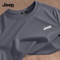 JEEP Men's Mesh Quick-Dry Short-Sleeve T-Shirt 4XL