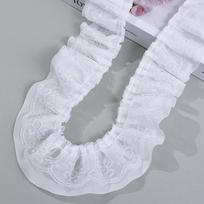 5 Yards Length Lace Fabric Trim Solid Color Wedding Lace Trim DIY Lace Trim  Wedding Dress