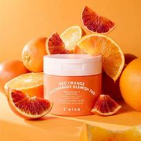 [Vitamin Pad] TL's Red Orange Niacinamide Blemish Pads 70 Sheets (+2 Hyaluronic Acid Packs+10ml Cream)