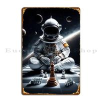 Chess Universe Metal Plaque Poster Printed Living Room Design Party Wall Custom Tin Sign Poster 20x30cm（7.8x11.8inch）