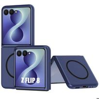 Case for Samsung Galaxy Z Flip 8, Hard Protection with Magnetic Ring - Navy Blue mėlyna