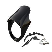 Customized For BENDA NAPOLEON BOB 500 Motorcycle Round ABS Plastic Screen Headlight Fairing Windshield Cover juoda