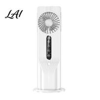 Adjustable Wind Speed Fan Portable Air Conditioner Fan 3 in 1 Evaporative Cooler with Mister 6 Speeds Humidifier Combo Desktop Cooling Timer, balta