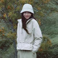 [Snowpeak] Lina Women's Hooded Windbreaker Light Beige (S25FWFWB67) 90(M)
